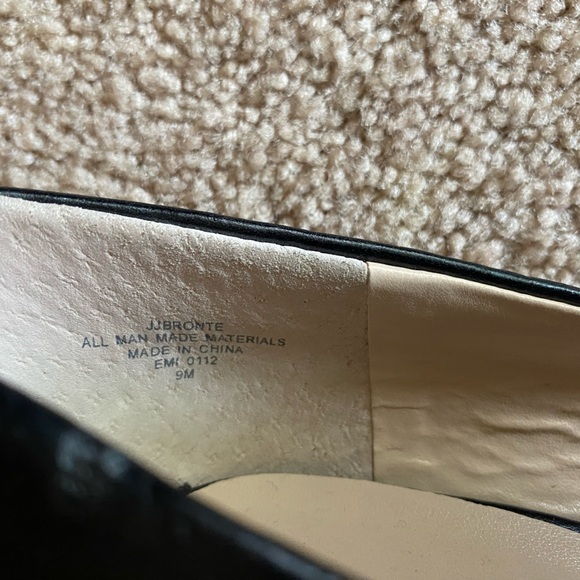 🖤 Nine & Co. black peep toe pumps / heels size 9M 👀 - Picture 4 of 10